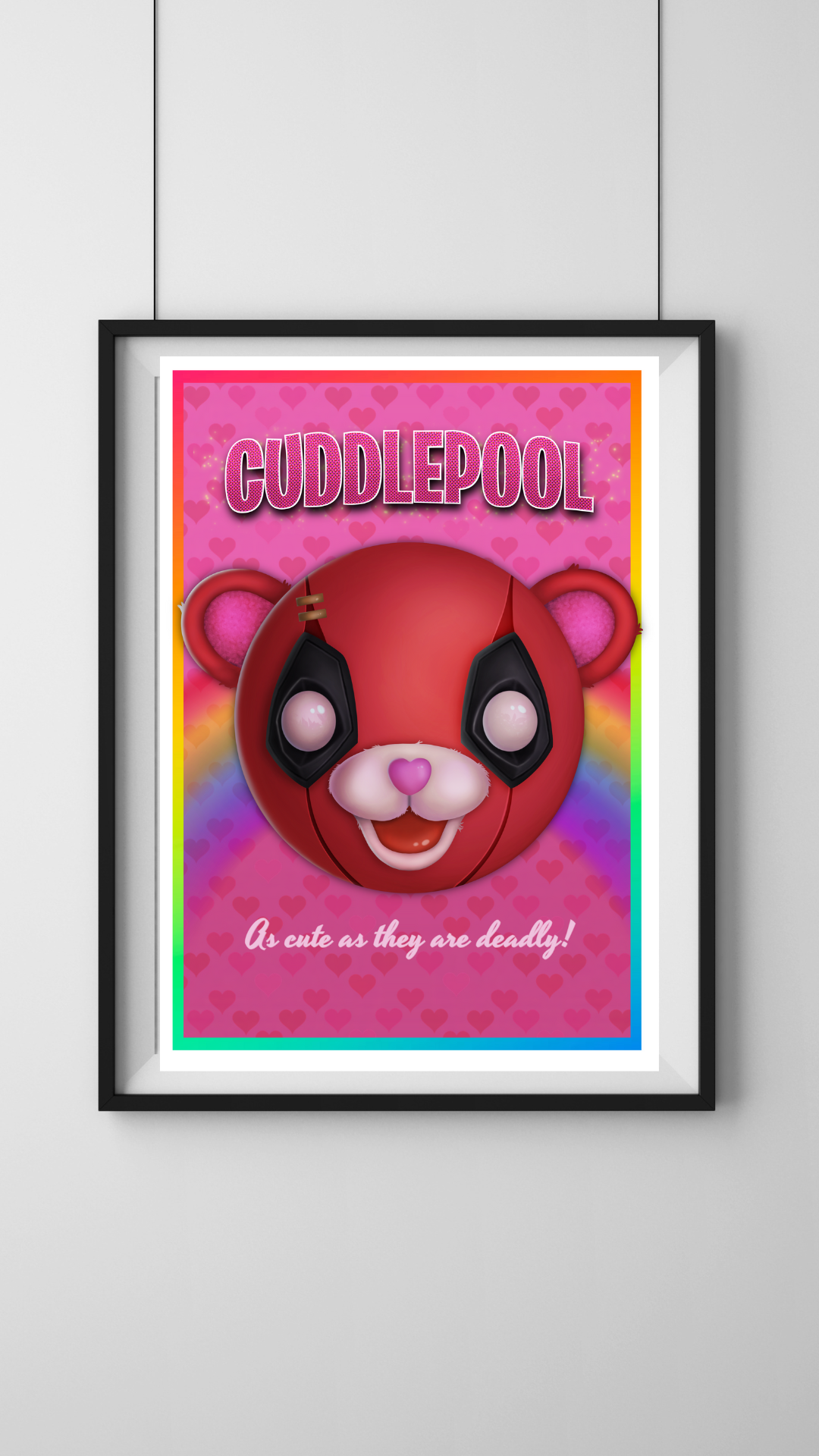 Cuddlepool - Fortnite A4 Art Print